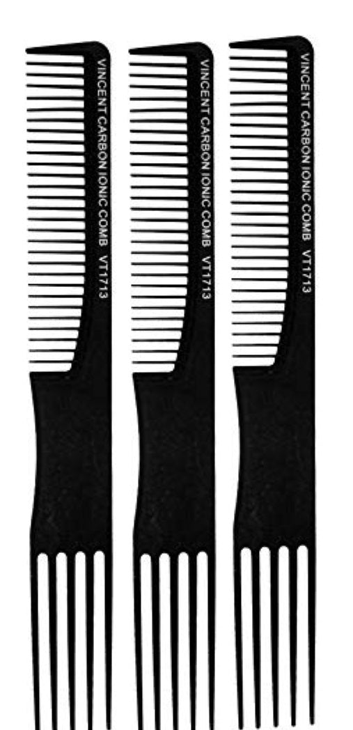 Vincent Carbon Dual Purpose Comb 7.5