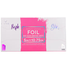 Load image into Gallery viewer, Colortrak Foiling - Duo Pop-Up Foil | Purple and Silver 400ct
