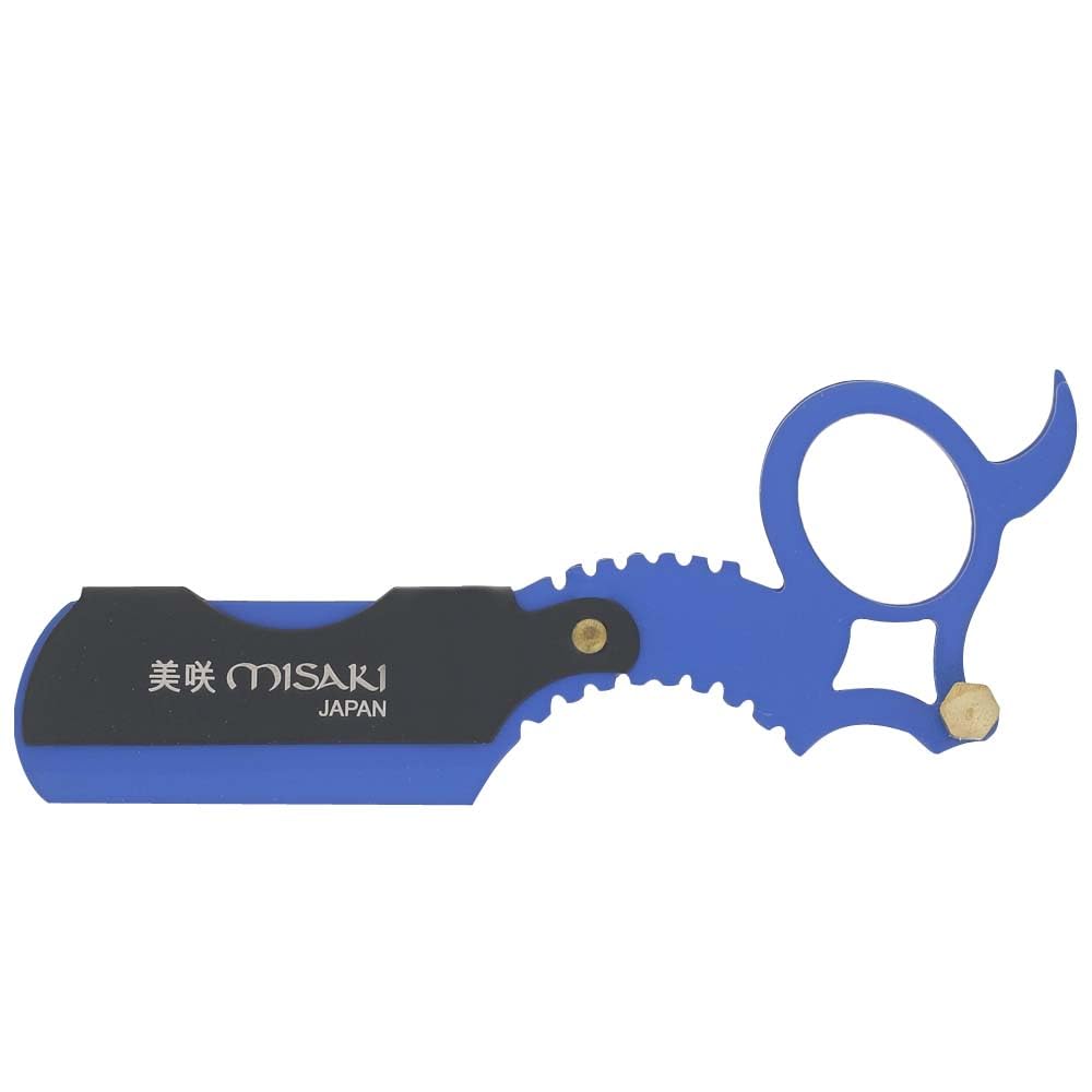 Misaki Finger Straight Razor Blue
