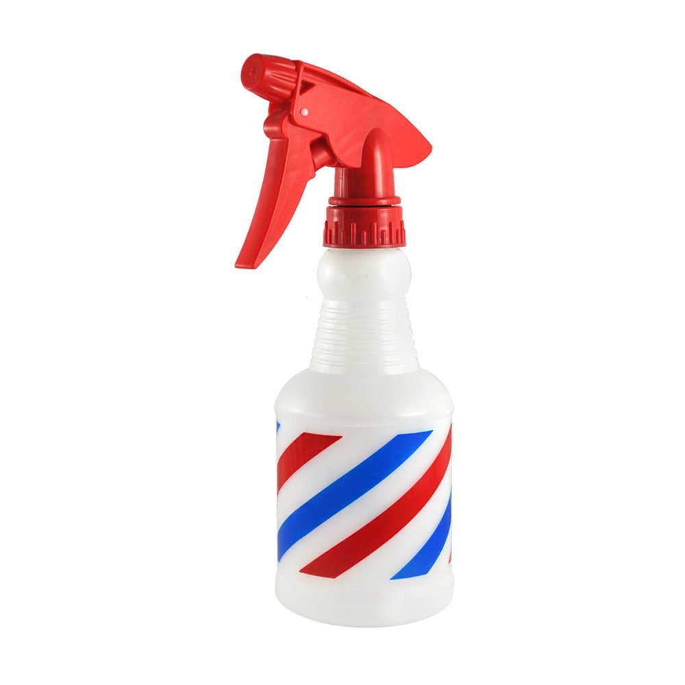Soft n Style Spray Bottle with Barber Pole Design 12 oz B38