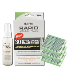 Load image into Gallery viewer, Jatai Feather Styling Razor Standard R-Type Blades Rapid Value 30 Pack
