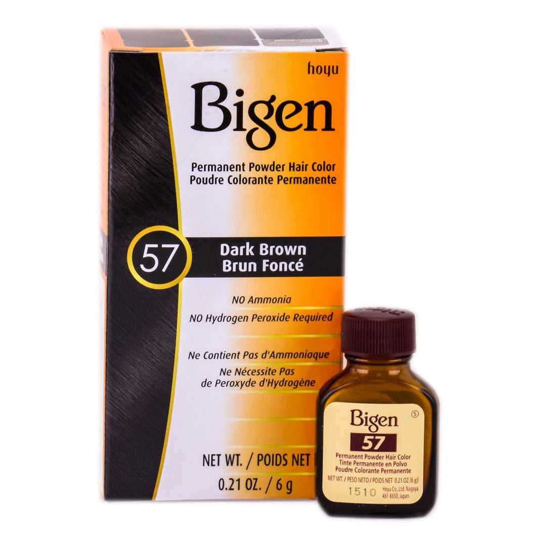 Bigen Permanent Powder Hair Color 0.21 oz Dark Brown 57