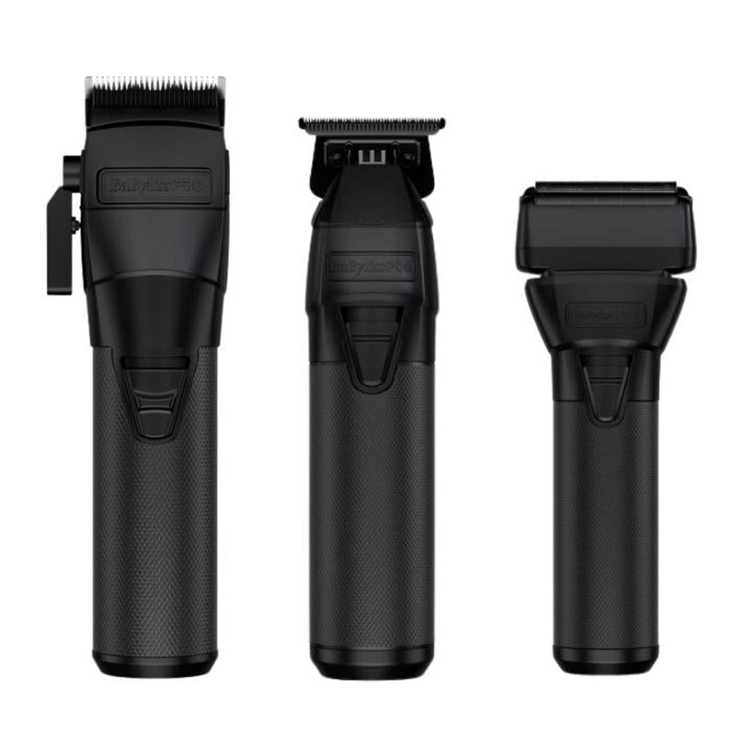 BaByliss PRO FXONE BLACKFX Clipper, Trimmer & Shaver Set