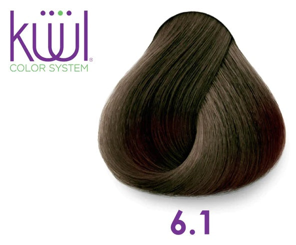 Kuul Cream Hair Color Dark Ash Blonde- 6.1