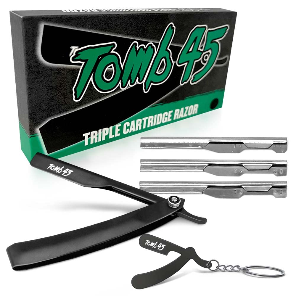 Tomb45 Triple Cartridge Razor Holder - Black