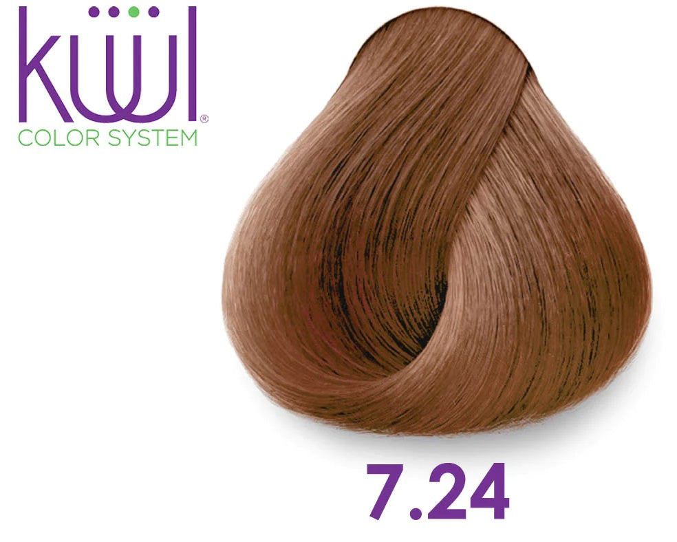 Kuul Cream Hair Color Pearl Copper Blonde - 7.24