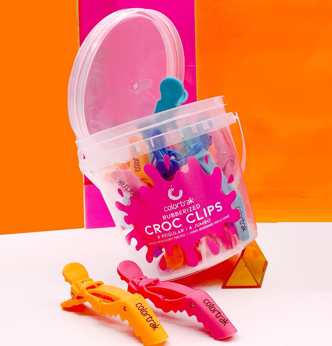 Colortrak Croc Hair Sectioning Clips Bucket