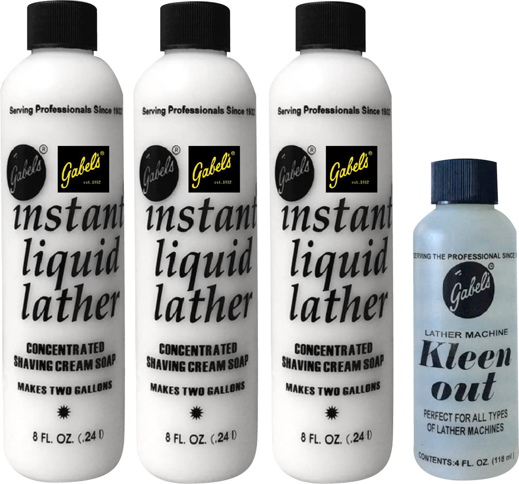 Gabels Instant Liquid Lather Kit