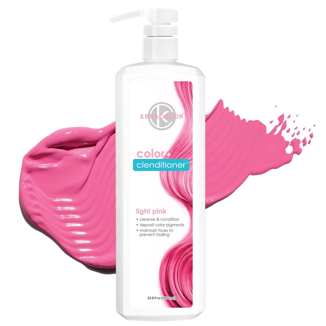 Keracolor Color + Clenditioner Light Pink  Color 33.8oz