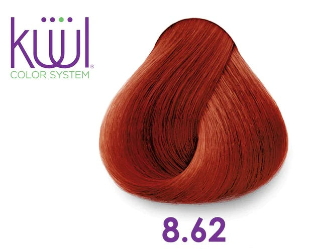 Kuul Cream Hair Color Light Red Nacre Blonde-8.62