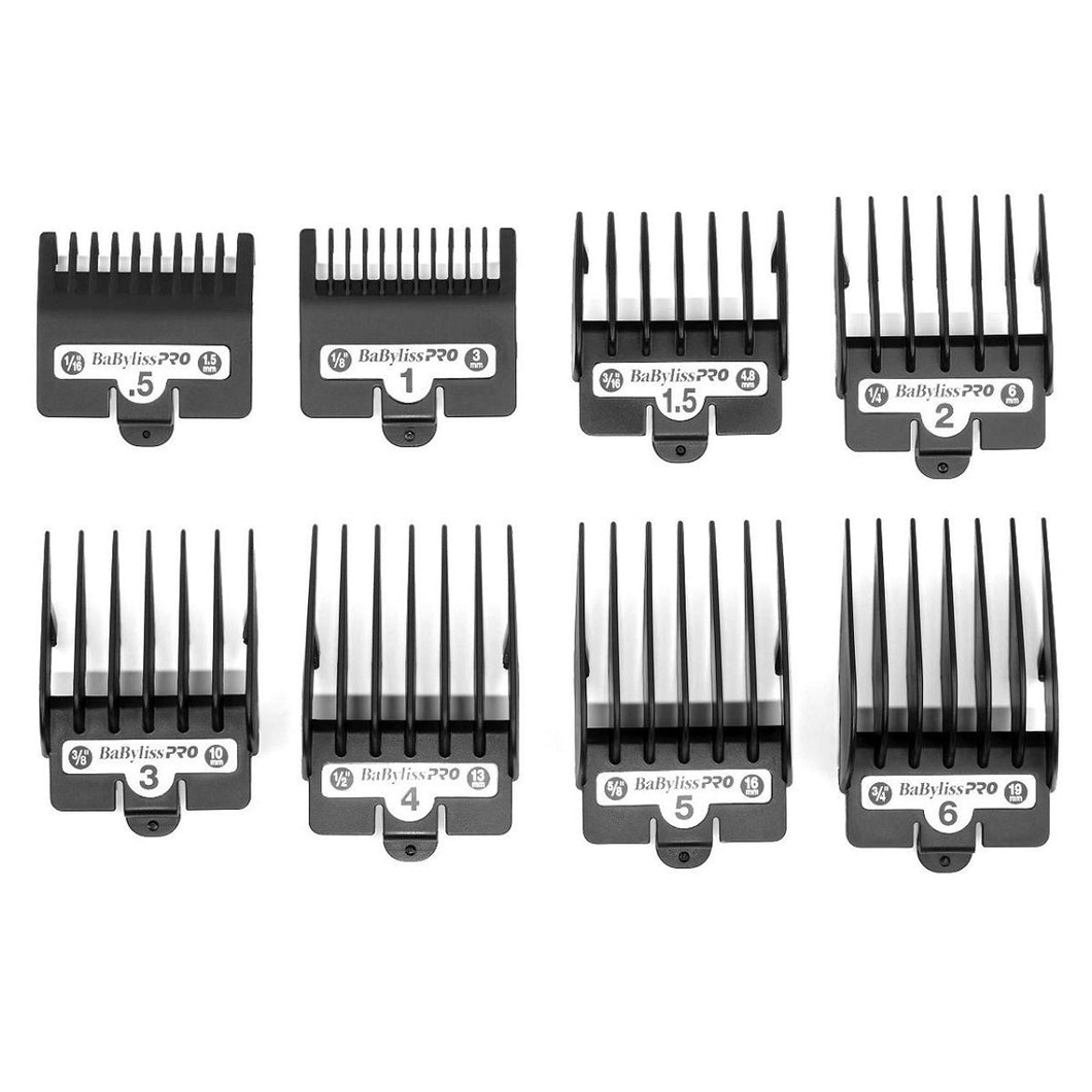 BaByliss Pro Attachment 8 Pcs Comb Set