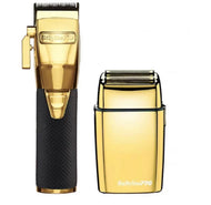 BaBylissPRO GoldFX BOOST+ Clipper & GoldFX Double Foil Shaver Duo