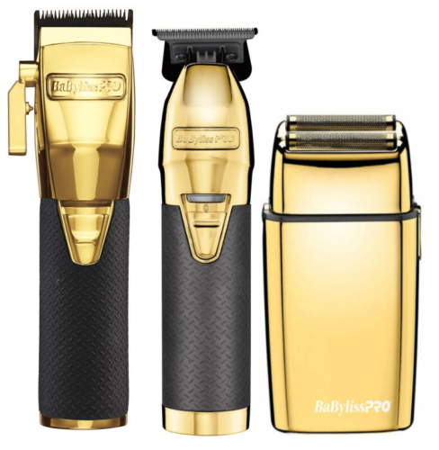 BaBylissPRO GoldFX Boost+ Clipper & Boost Skeleton and Gold  Foil Shaver