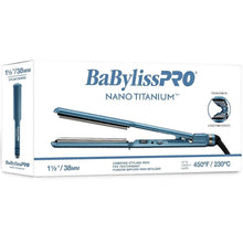 Load image into Gallery viewer, BaBylissPRO Nano Titanium Crimping Styling Iron 1 1/2" (4-Tooth)
