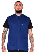 Load image into Gallery viewer, Barber Strong The Barber Vest - Blue
