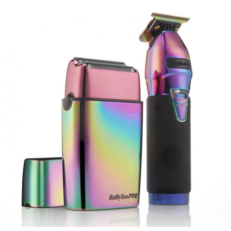 BaBylissPRO LimitedFX Iridescent & Double-Foil Shaver Duo Set