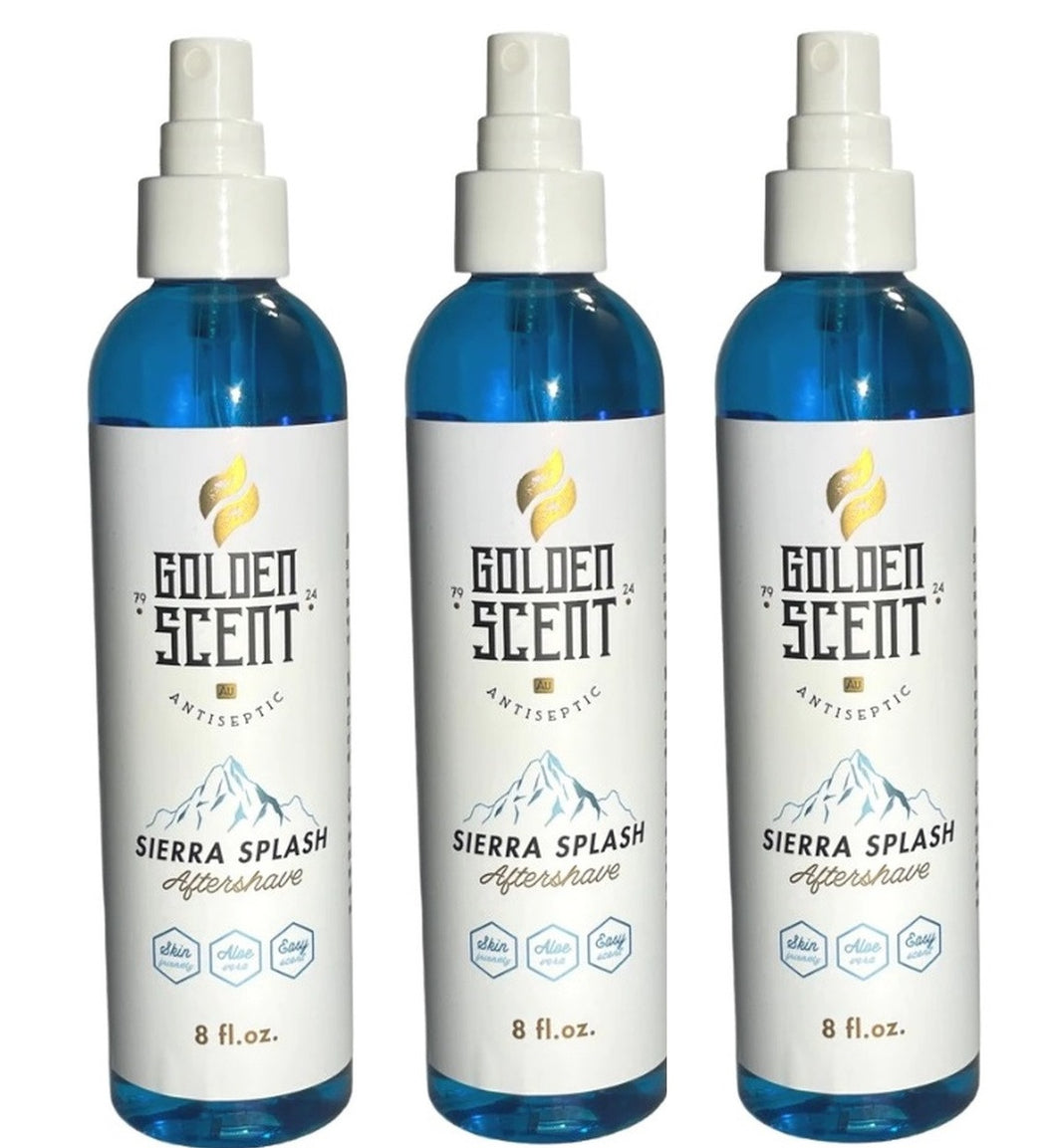 Golden Scent After Shave Sierra Splash 8oz 3pk