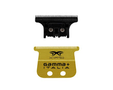Load image into Gallery viewer, Gamma+ X-Pro Wide Gold Titanium Fixed Blade &amp; DLC &quot;The One&quot; Cutting Blade Set GP527GB
