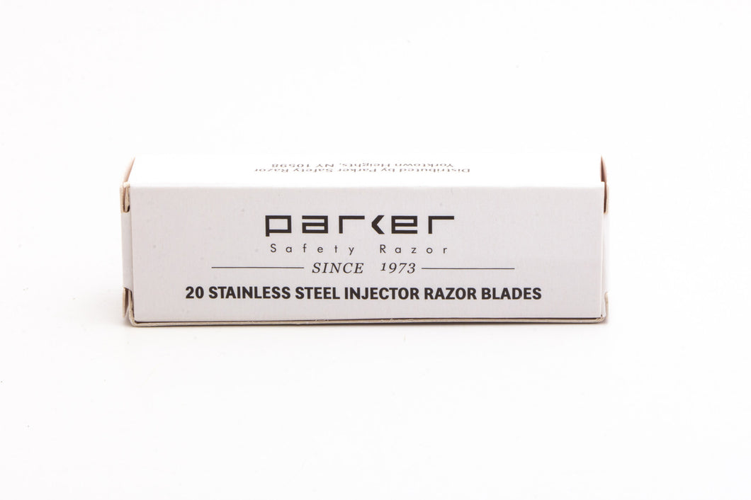 Parker Stainless Steel Injector Razor Blades 20 CT