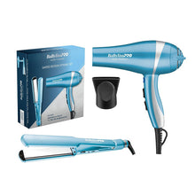 Load image into Gallery viewer, BaBylissPRO Limited Edition Nano Titanium Ionic Hair Dryer &amp; 1 1/2" Ultra Thin Flat Iron Styling Set
