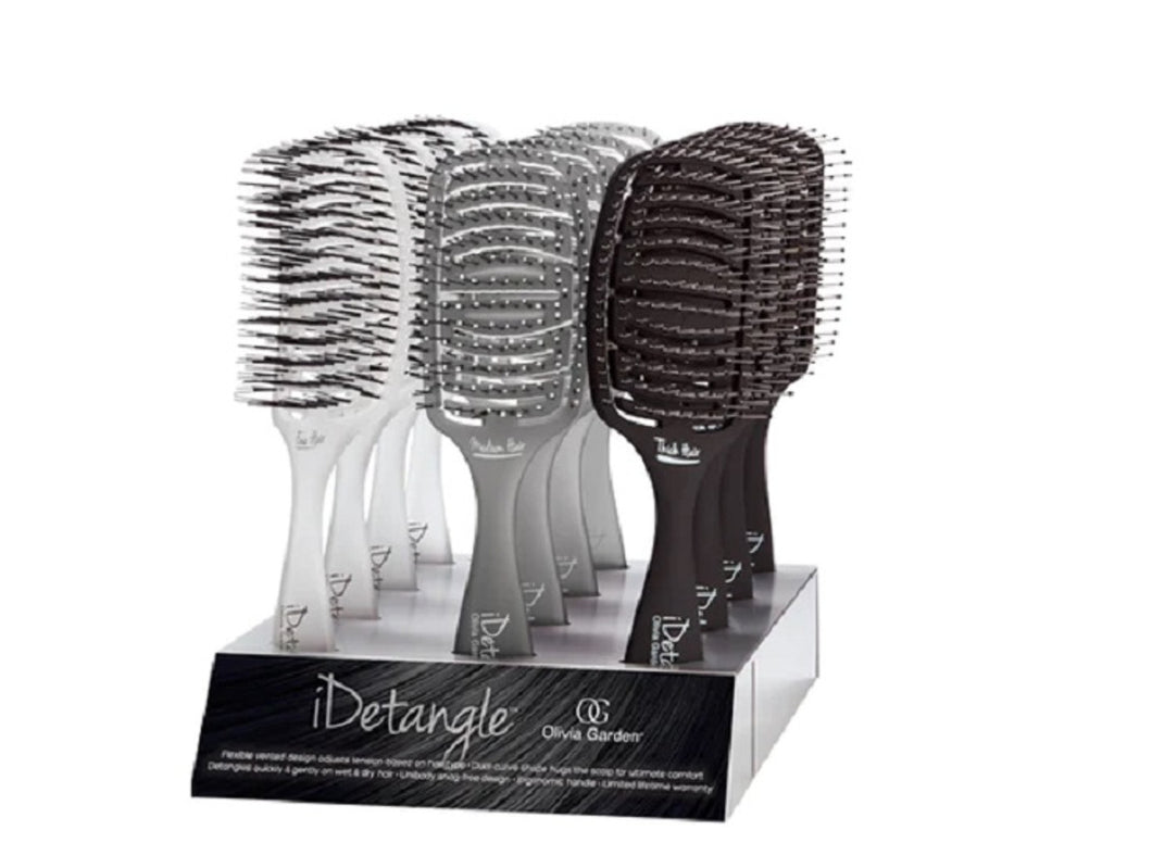 Olivia Garden I Detangle Brush 12pc Display