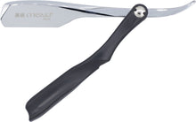Load image into Gallery viewer, Misaki Japanese Folding Razor Black &amp; Chrome MR-01SL
