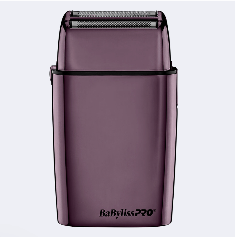 BaBylissPRO Limited Edition Purple Metal Double-Foil Shaver
