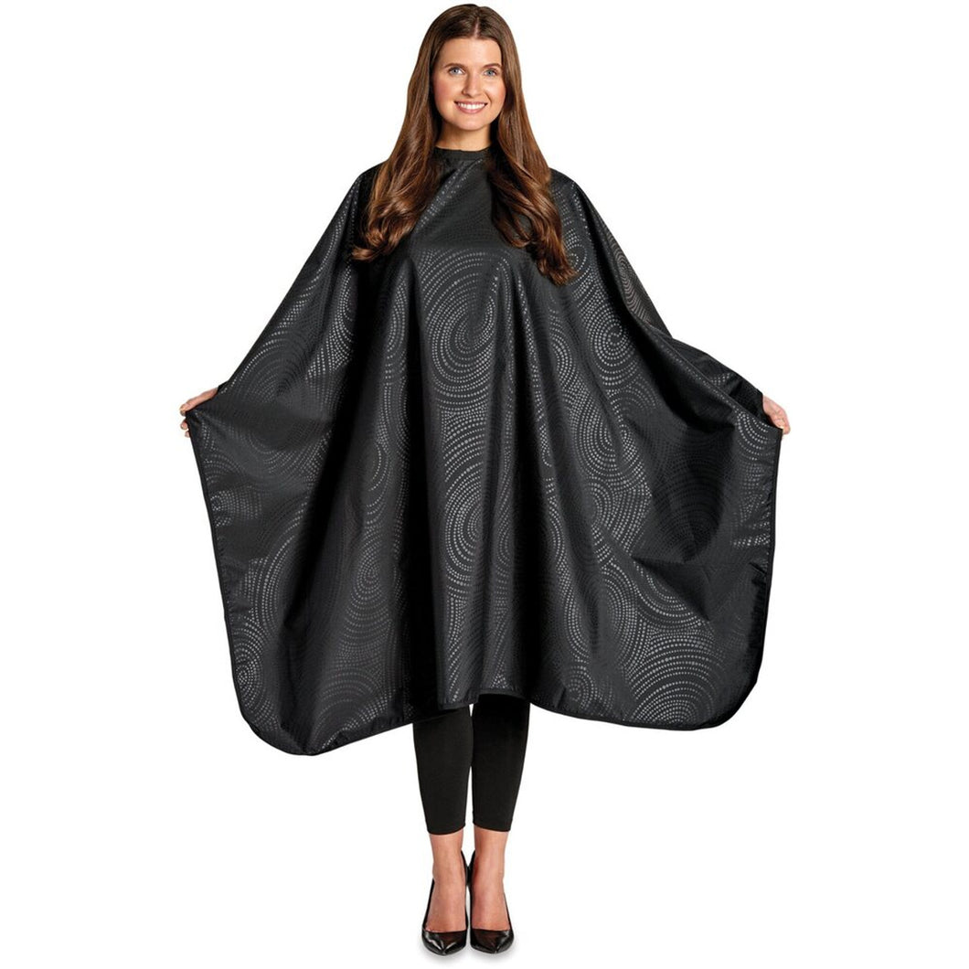 Salonchic Bleach-Proof Multi-Purpose Cape - Black Swirl