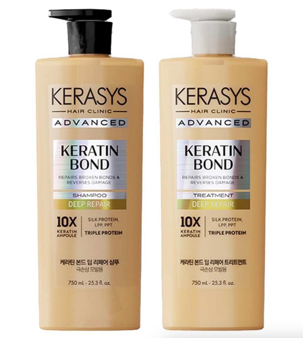 Kerasys Advanced Keratin Bond Deep Repair Treatment 20.2 oz Kit 6pk