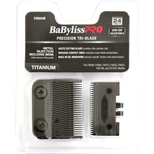Load image into Gallery viewer, BaBylissPRO Black Titanium Metal-Injection Molded (MIM) Precision Tri-Blade FX8024B
