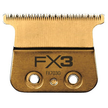Load image into Gallery viewer, BaBylissPRO FX3 Gold  Titanium Replacement T-Blade FX703G
