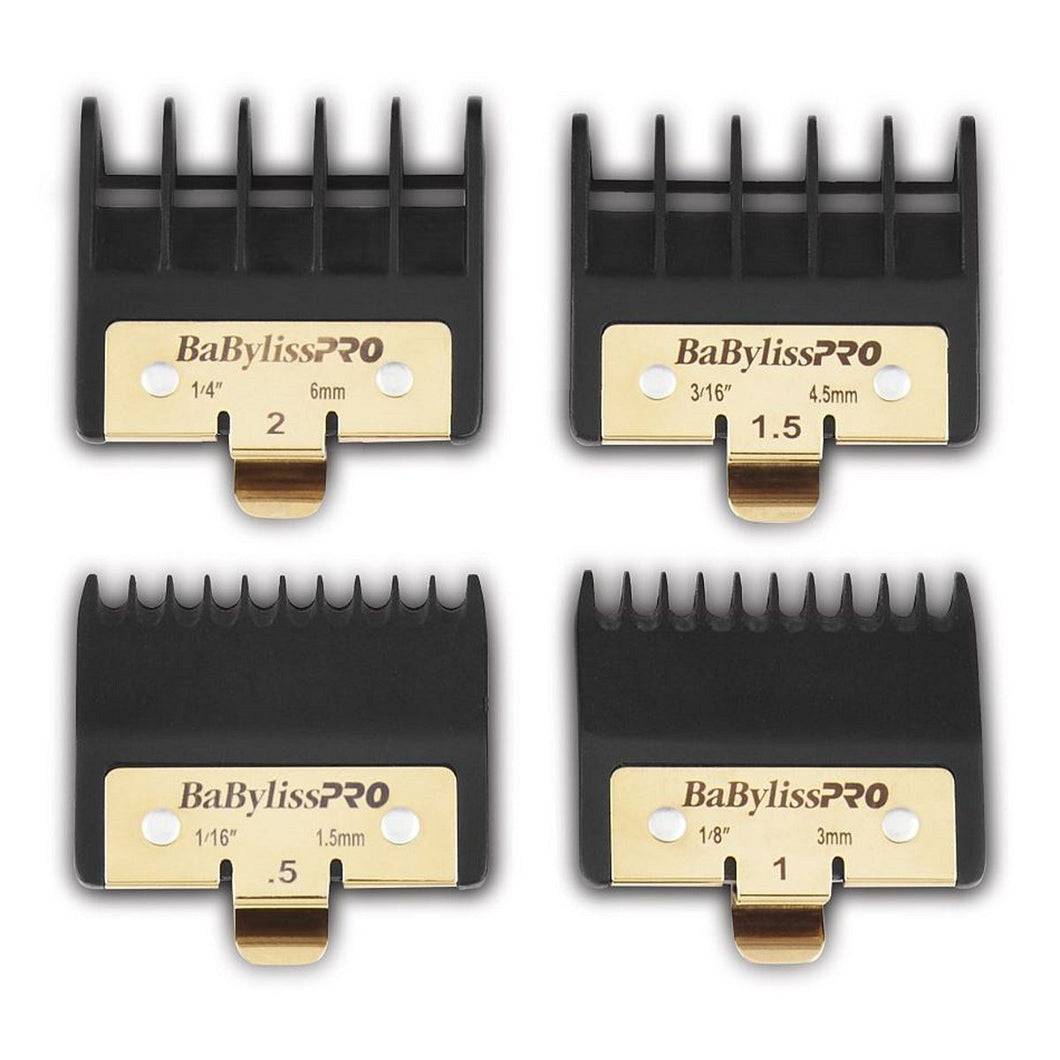 BaByliss 4 Barbers Premium Trimmer Guards - 4 Pcs Comb Set