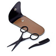 Black Ice Beard & Mustache Groom Set