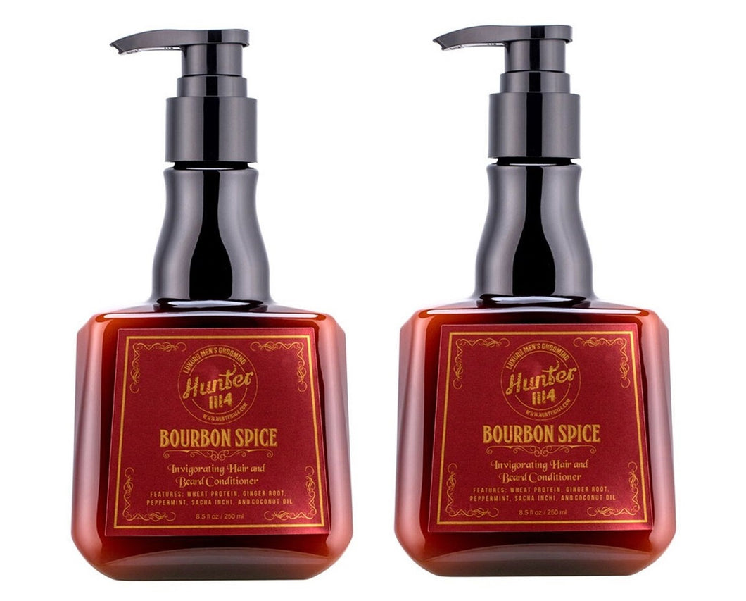 Hunter 1114 Bourbon Spice  Beard Conditioner 8.5 oz 2Pack