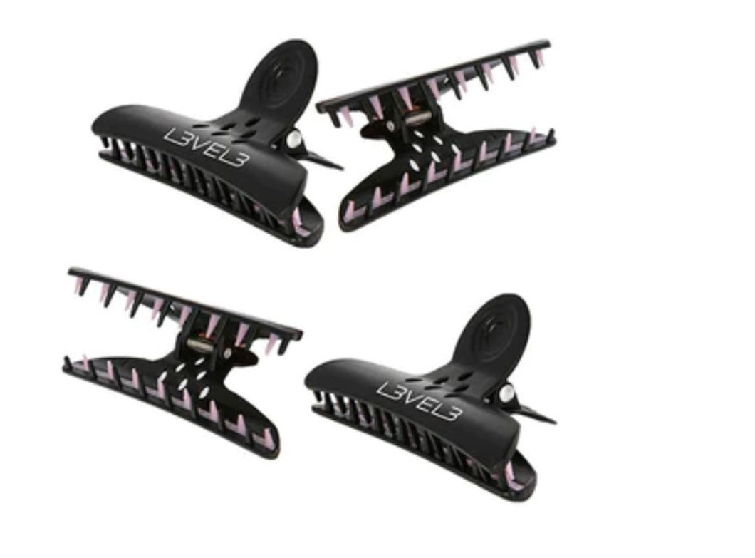 Level 3 Hair Claw Clips - 4pcs