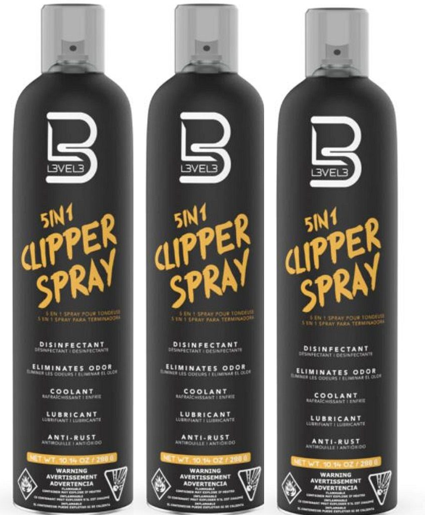 Level 3  5-IN-1 Clipper Spray 10.14 oz Pack of 3