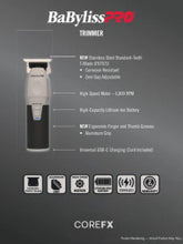 Load image into Gallery viewer, BaBylissPRO CoreFX Cordless Trimmer FX76
