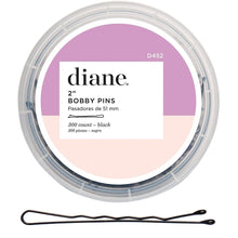 Load image into Gallery viewer, Diane Bobby Pins 2&quot; Black - 300 Count Jar D452
