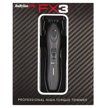 Load image into Gallery viewer, BaBylissPRO FX3 Matte Black Professional High-Torque Cordless Trimmer
