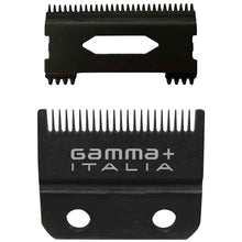 Load image into Gallery viewer, Gamma+ Black Diamond Fade Blade with Shallow 2.0 Cutter Blade Set GP534B

