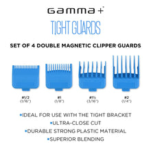 Load image into Gallery viewer, Gamma+ 4 Pack Magnetic Tight Guards - Blue
