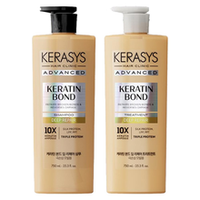 Load image into Gallery viewer, Kerasys Advanced Keratin Bond Deep Repair Shampoo &amp; Treatment 20.2 oz
