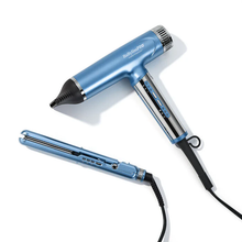 Load image into Gallery viewer, BaBylissPRO Limited Edition Nano Titanium Nano Light Ionic Dryer &amp; 1&quot; Compact Ultra-Thin Flat Iron Value Set (BNTPP79)
