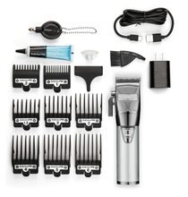 Load image into Gallery viewer, BaBylissPRO SilverFX+ All Metal Lithium Clipper FX870NS
