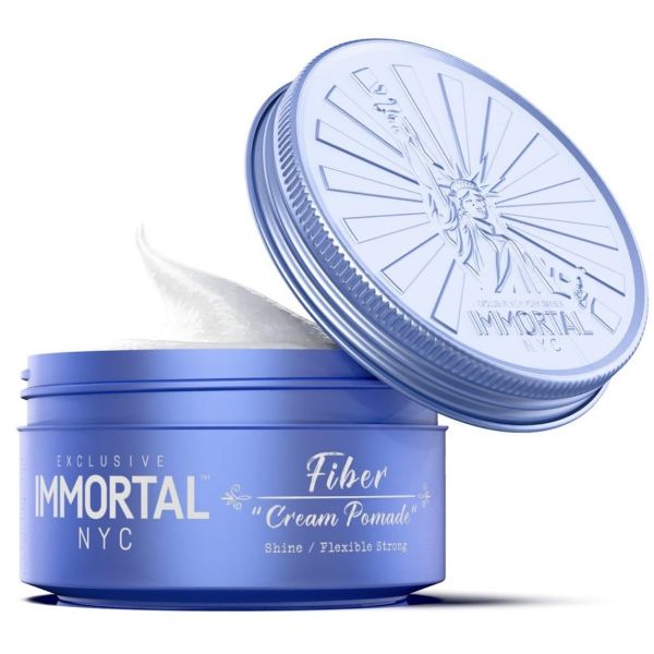 Immortal NYC Fiber Cream Hair Pomade - Flex Strong Hold