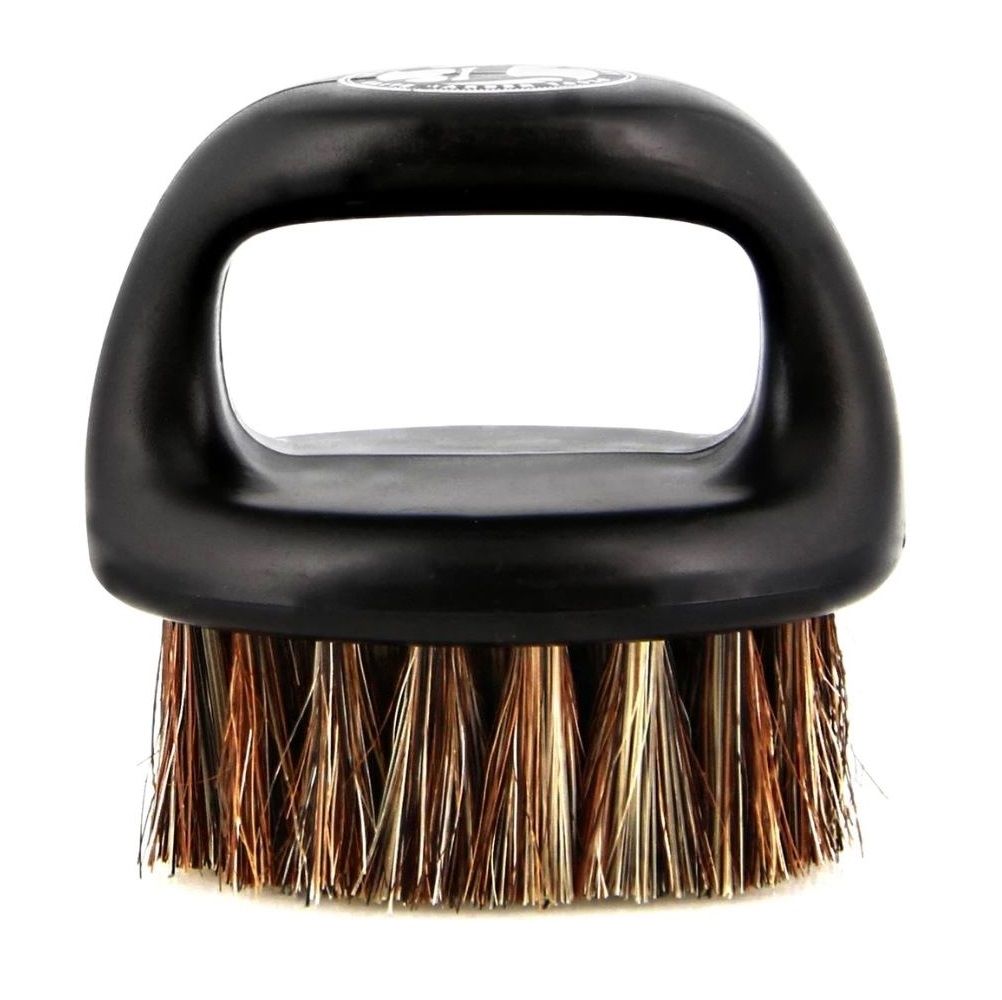 Irving Barber Company Brown  Medium |Soft Horse Hair Brush