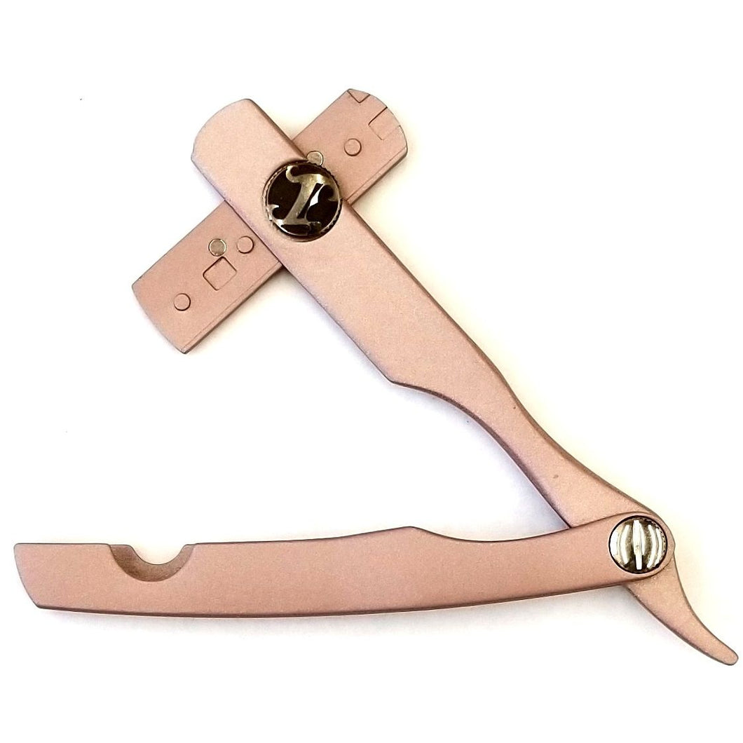 Irving Barber Company Cerakote Razors Rose Gold