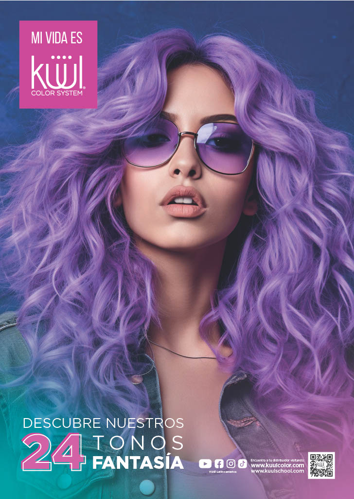 Kuul Cream Hair Color Swatch Book