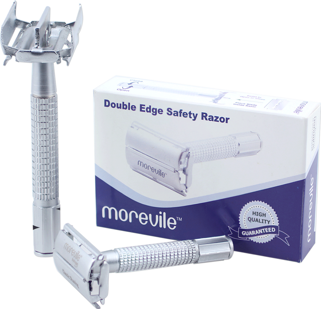 Morevile Vintage Style Chrome Safety Razor