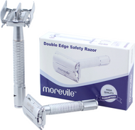 Morevile Vintage Style Chrome Safety Razor